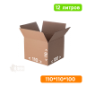 Коробка картонная, размер 110х110х100 Коробка картонная, размер 110х110х100